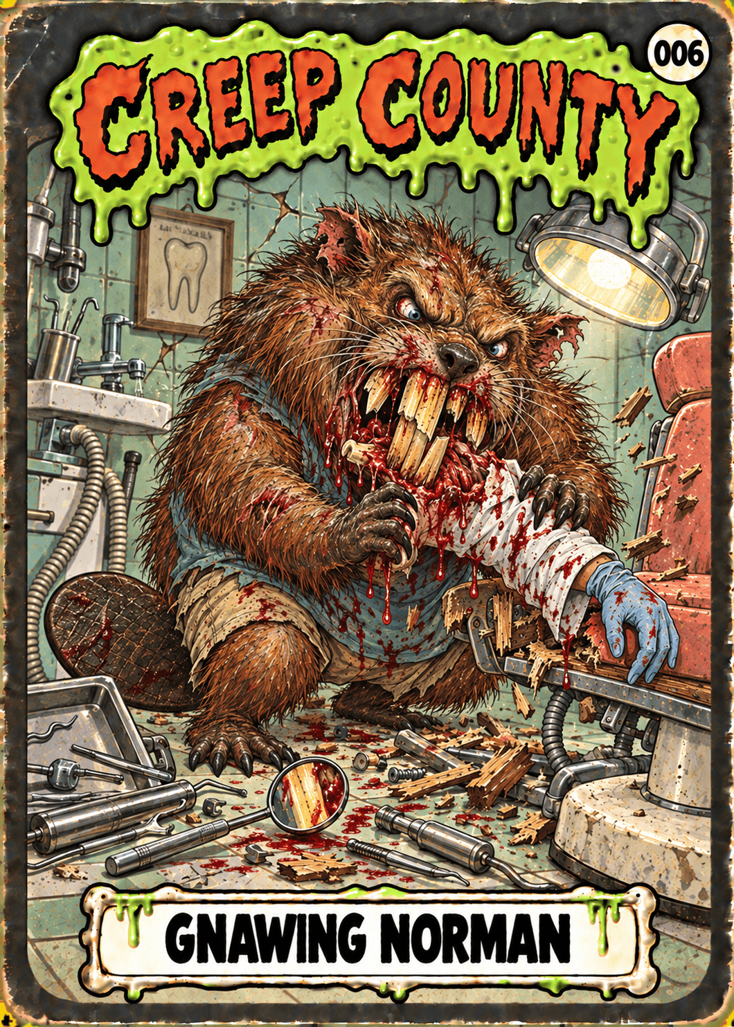 Gnawing Norman approved character artwork